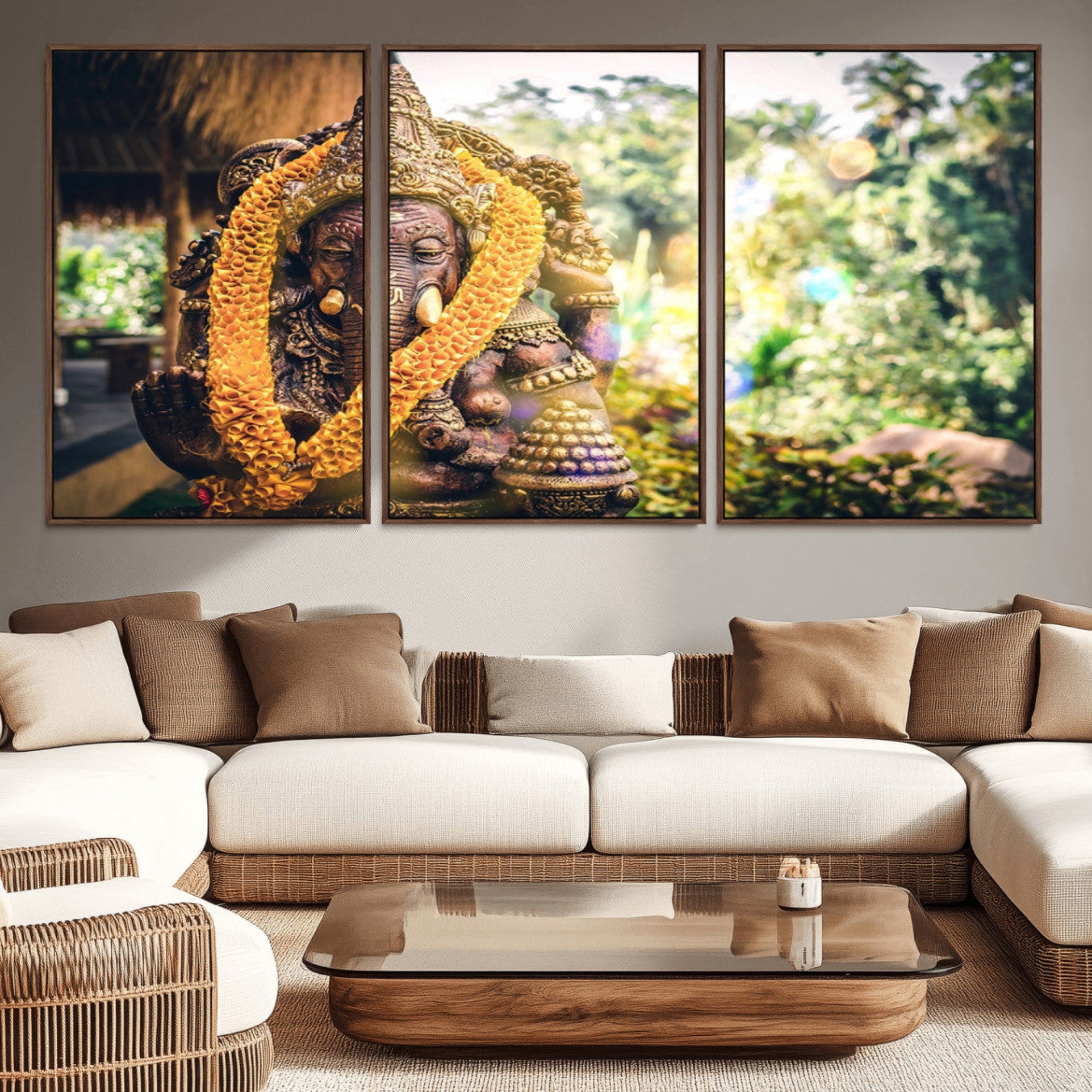 42278-MGV-CV-36X24-Hinduism Statue Wall Art Canvas Print