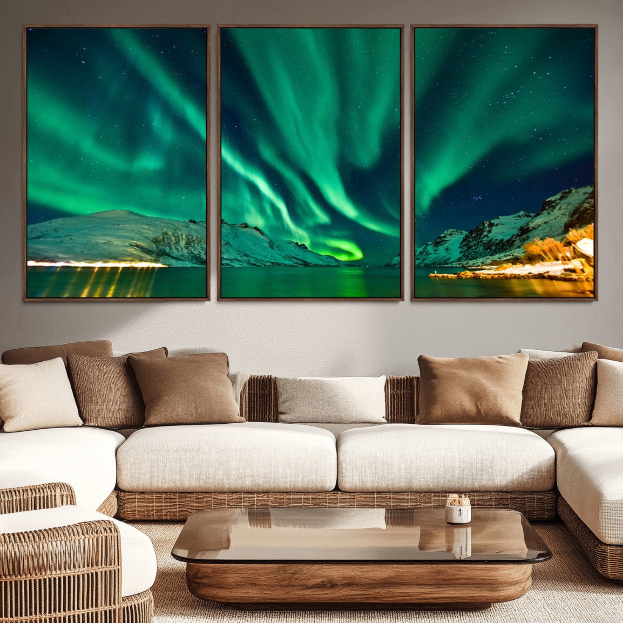 25294-MGV-CV-36X24-Northern Lights Wall Art Canvas Print