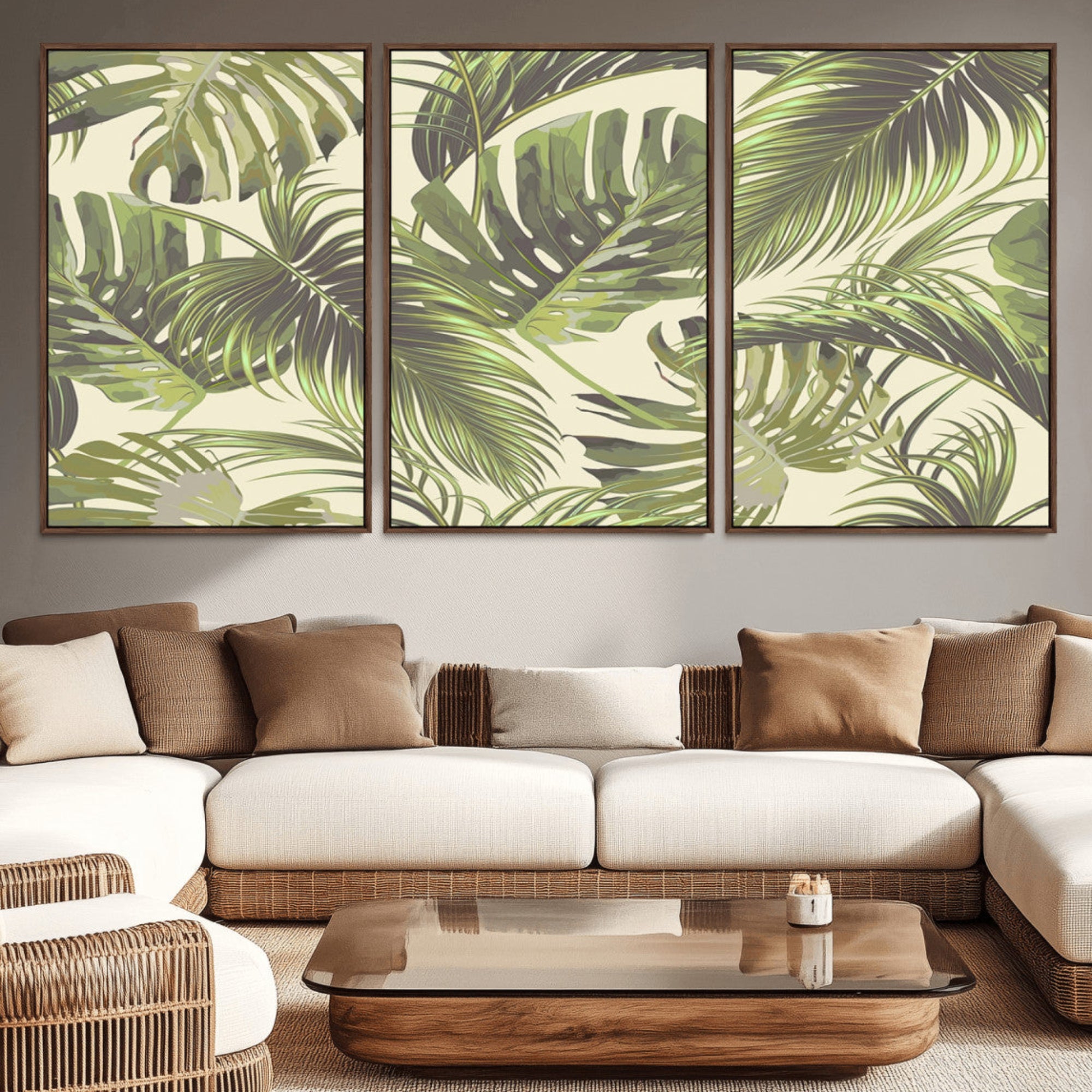 27339-MGV-CV-36X24-Palm Leaves Canvas Print