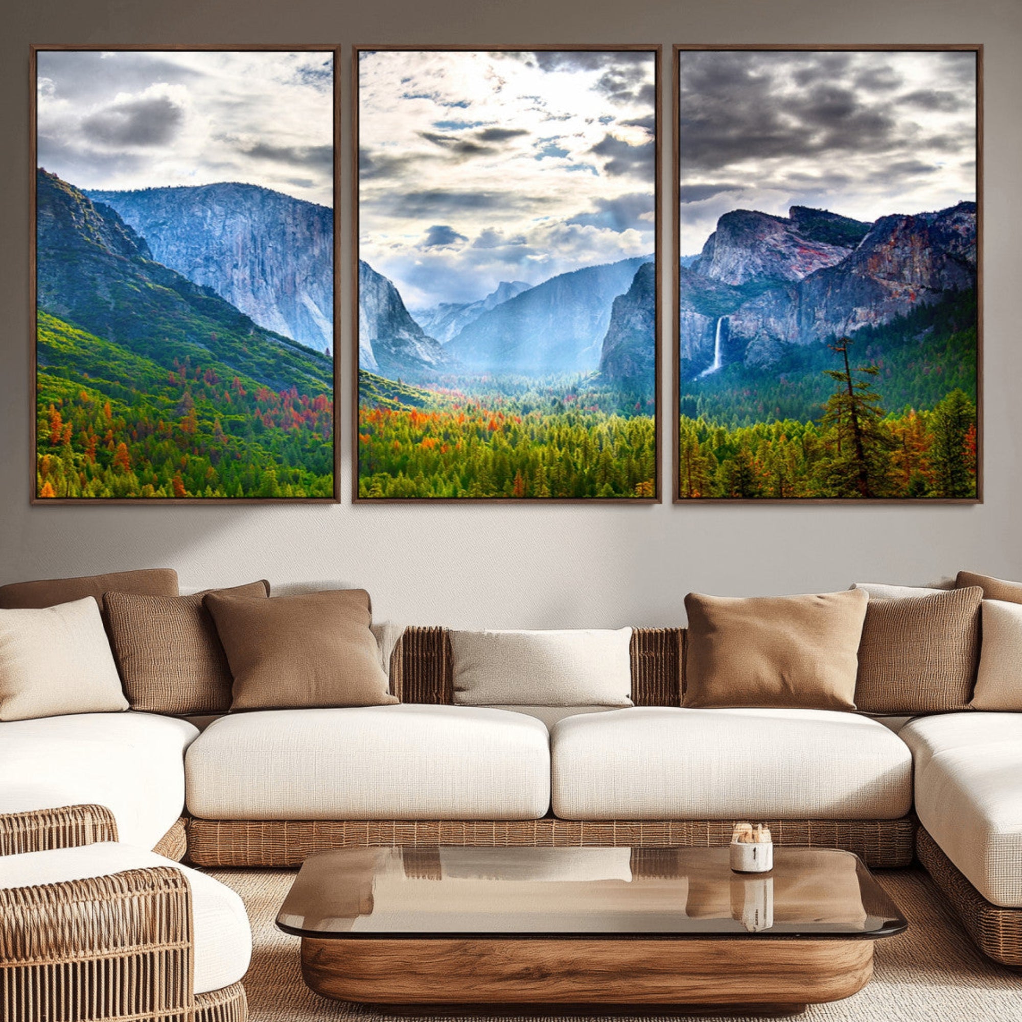 45909-MGV-CV-36X24-Yosemite National Park El Capitan Landscape Wall Art, Yosemite National Park El Capitan Canvas Print