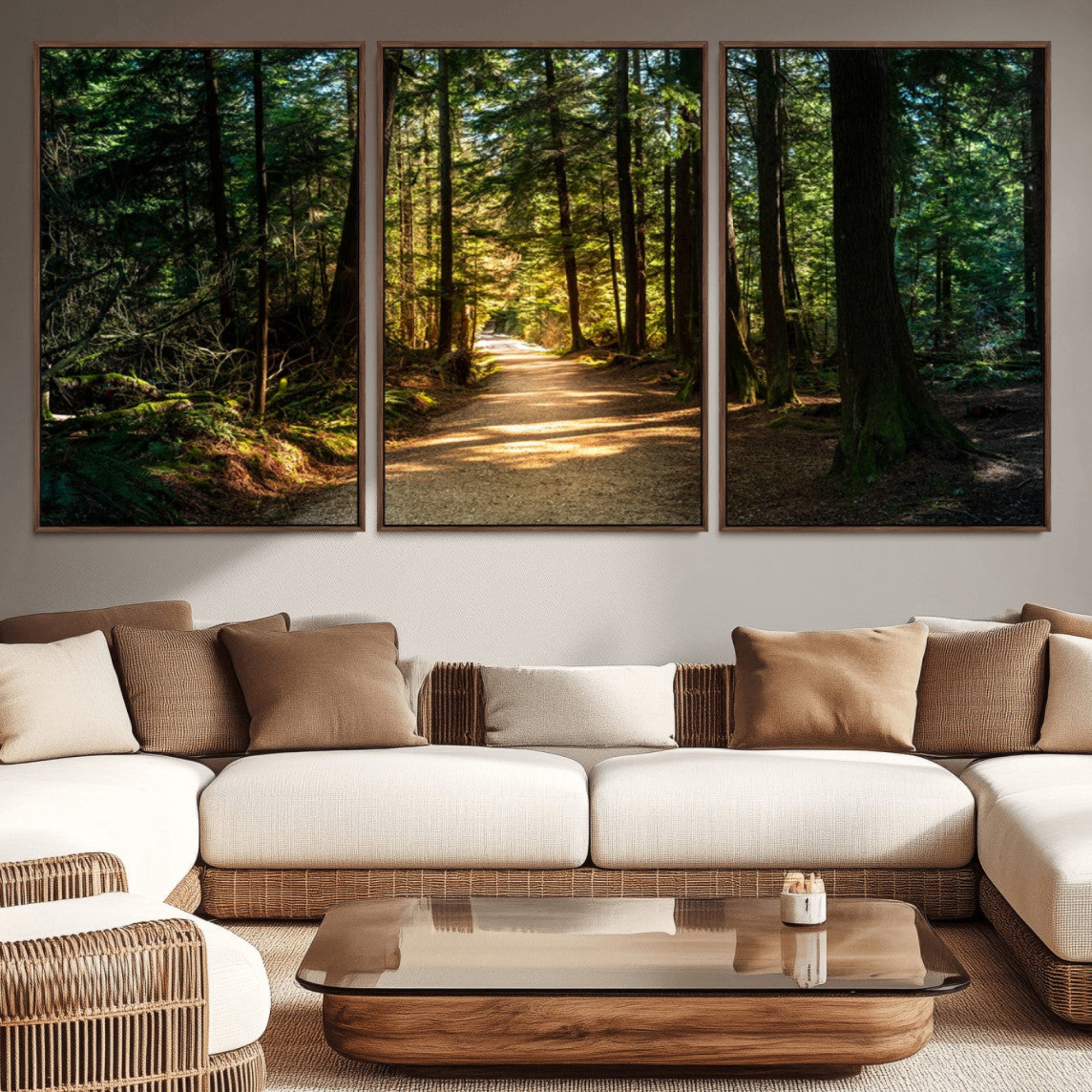 95543-MGV-CV-36X24-Natural Landscape Wall Art Relaxing Forest Canvas Print
