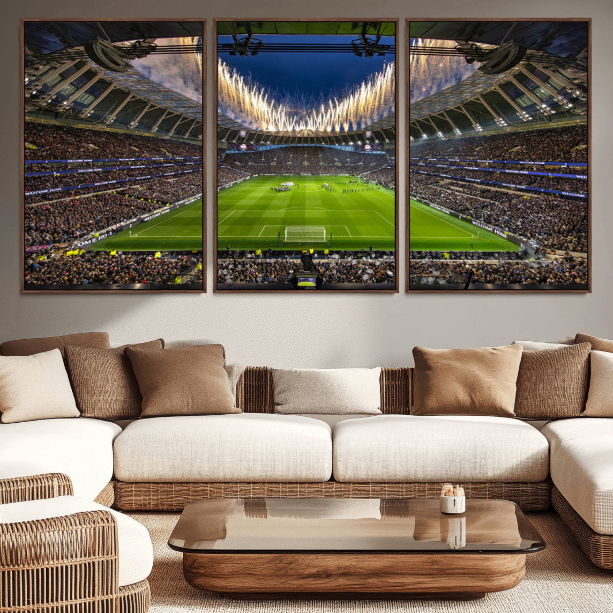 40157-MGV-CV-36X24-Tottenham Hotspur Football Team Print - London Tottenham Hotspur Stadium Wall Art Canvas Print
