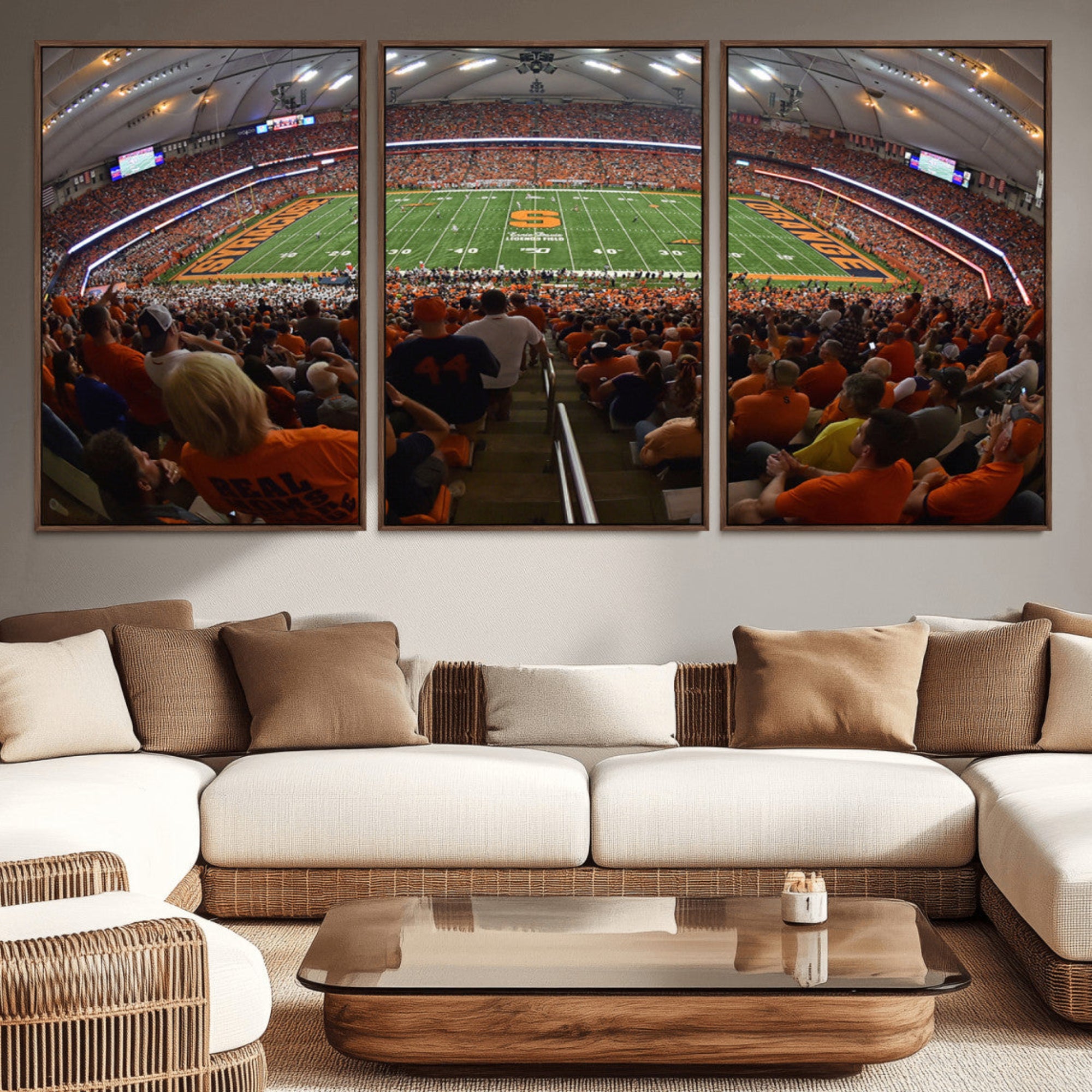 43291-MGV-CV-36X24-Syracuse University Orange Football Canvas Print, Football Team Print - Syracuse JMA Wireless Dome
