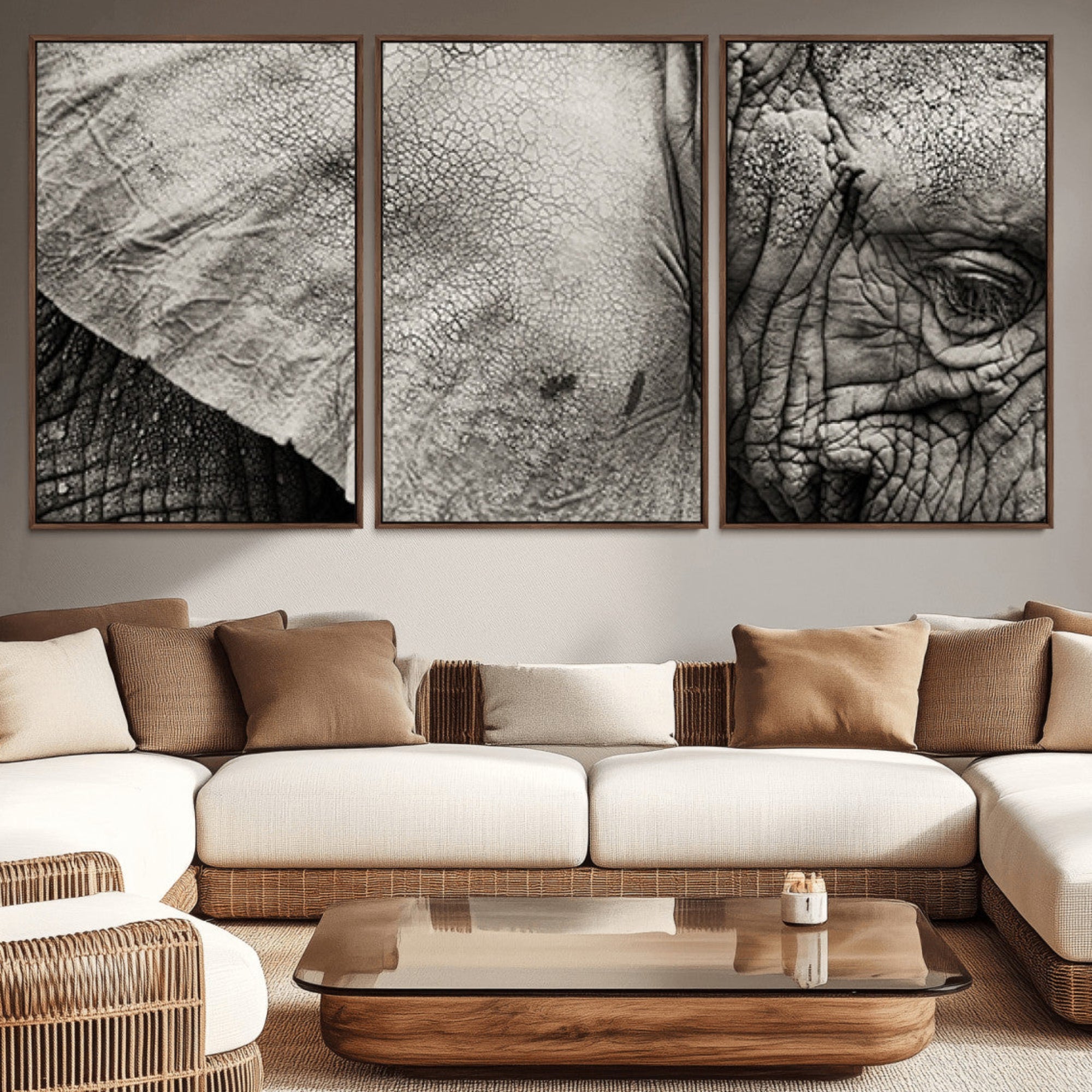 53588-MGV-CV-36X24-Elephant Wall Art Canvas Print
