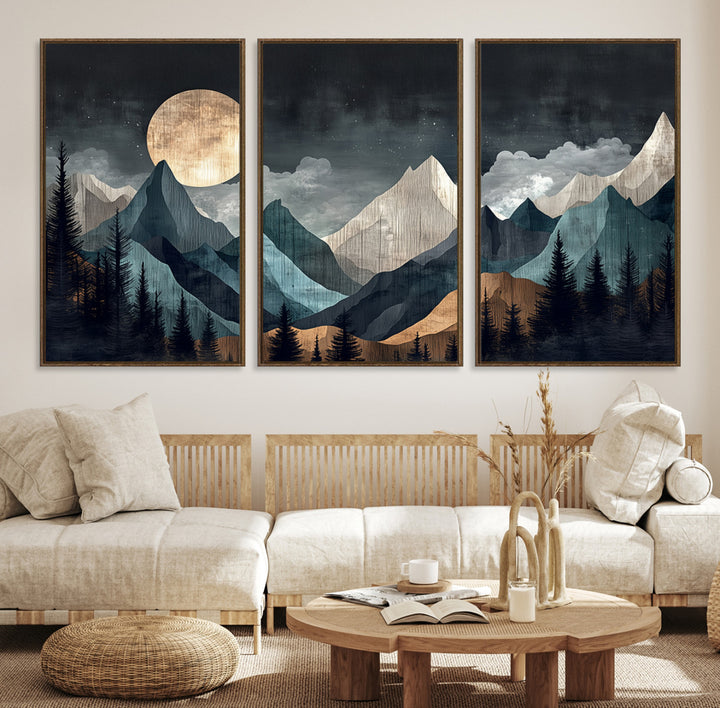 Framed Wall Art Canvas Print