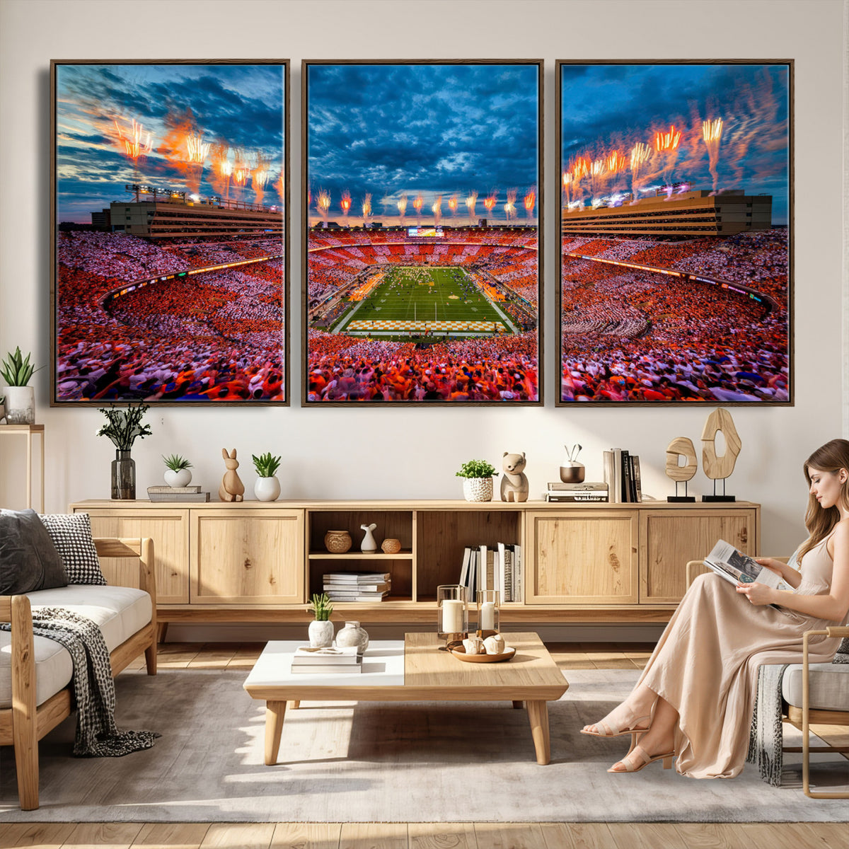 94266219-MGV-CV-36X24 - Tennessee Neyland Stadium Wall Art, Sports Arena Canvas