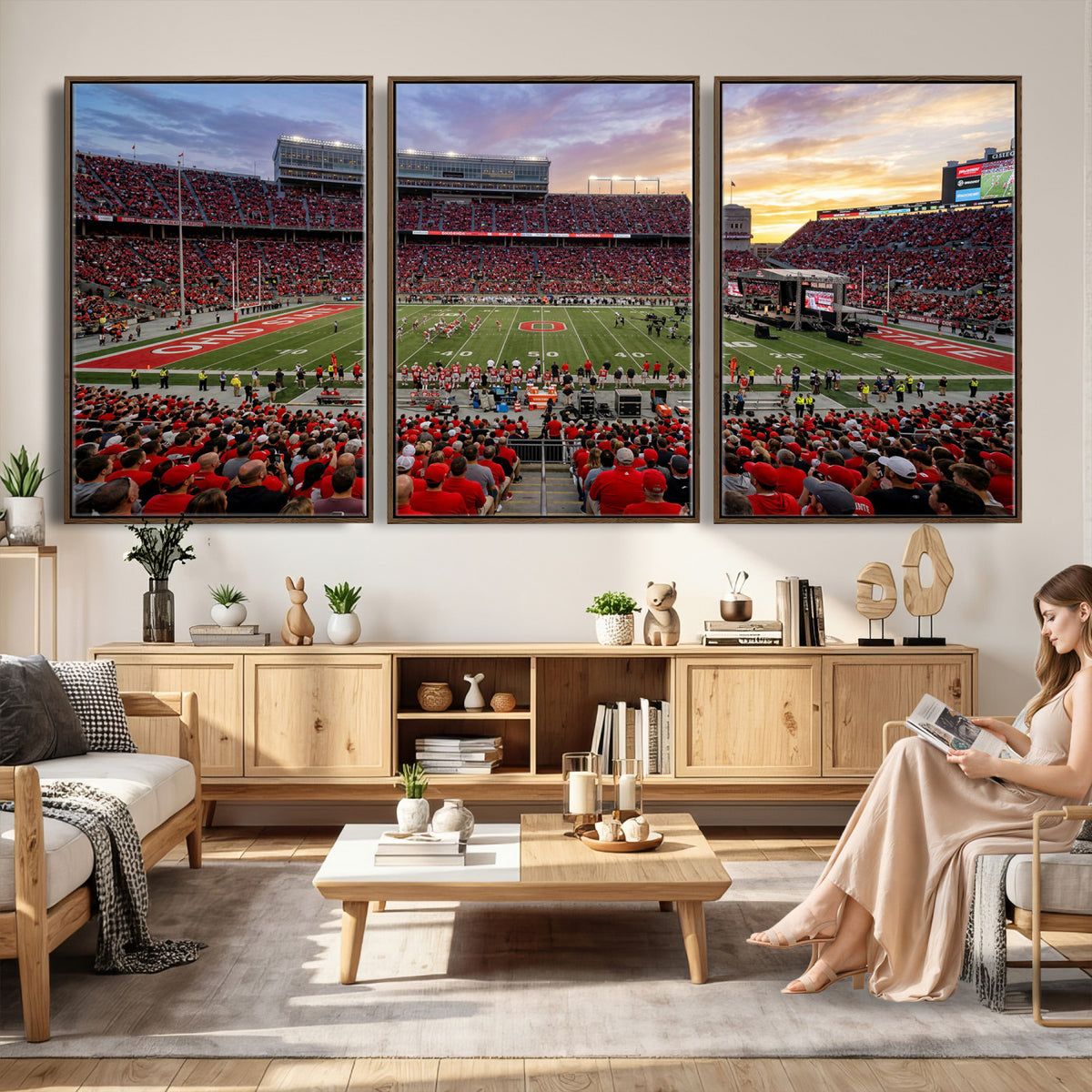 23196993-MGV-CV-36X24 - Stadium Wall Art Canvas Print