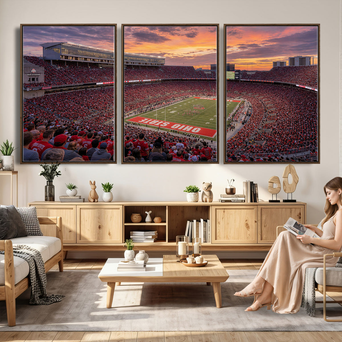 95137596-MGV-CV-36X24 - Stadium Wall Art Canvas Print