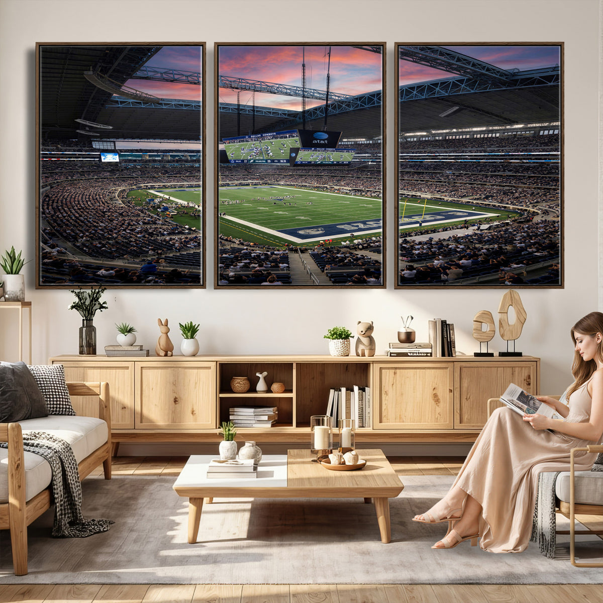 11530179-MGV-CV-36X24 - Stadium Wall Art Canvas Print