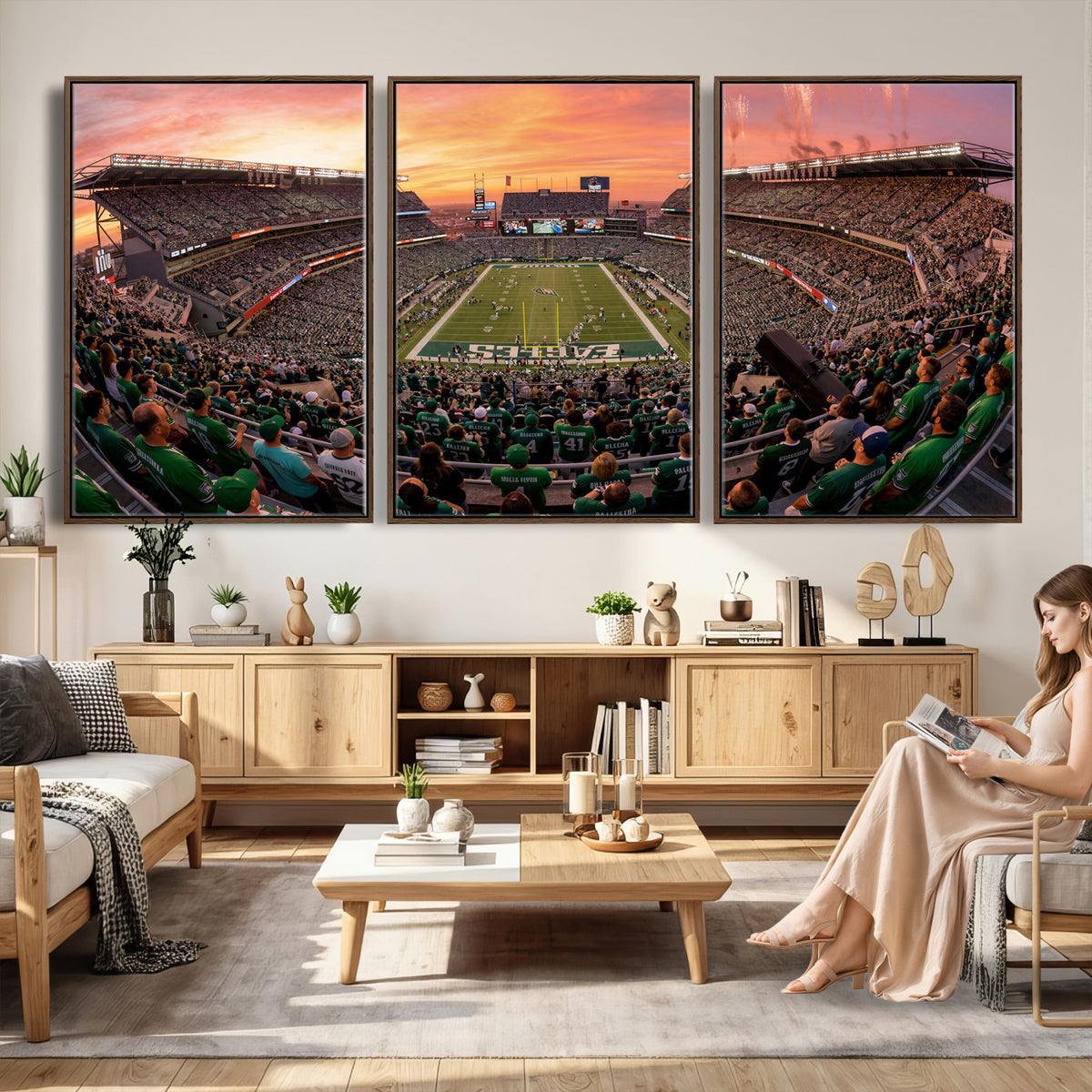 24458374-MGV-CV-36X24 - Stadium Wall Art Canvas Print
