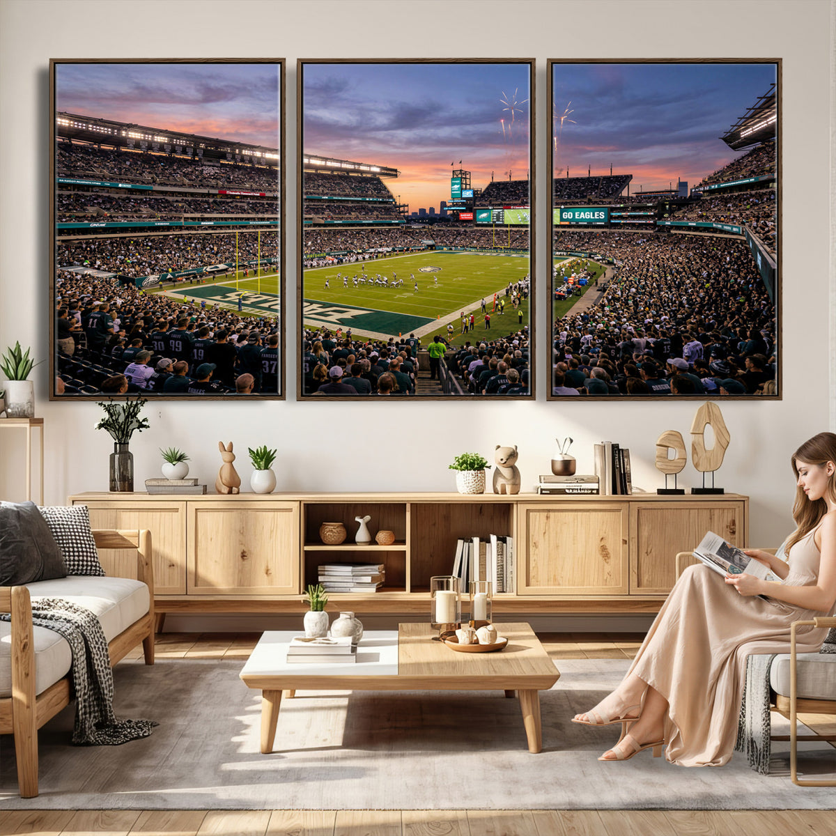 15549432-MGV-CV-36X24 - Stadium Wall Art Canvas Print