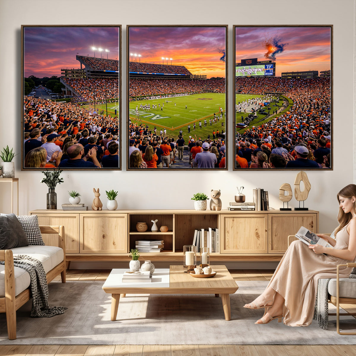 77756715-MGV-CV-36X24 - Stadium Wall Art Canvas Print
