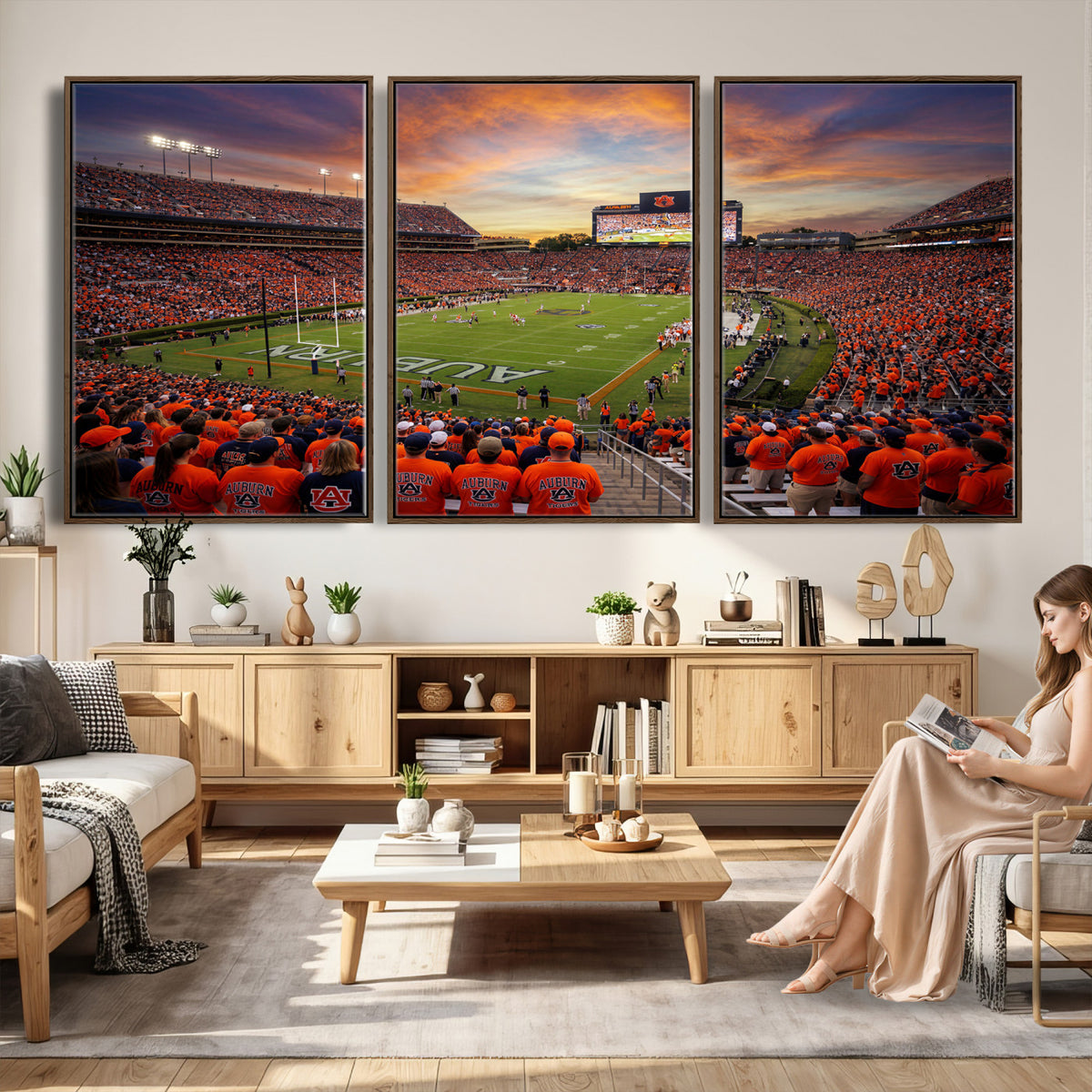 46347891-MGV-CV-36X24 - Stadium Wall Art Canvas Print