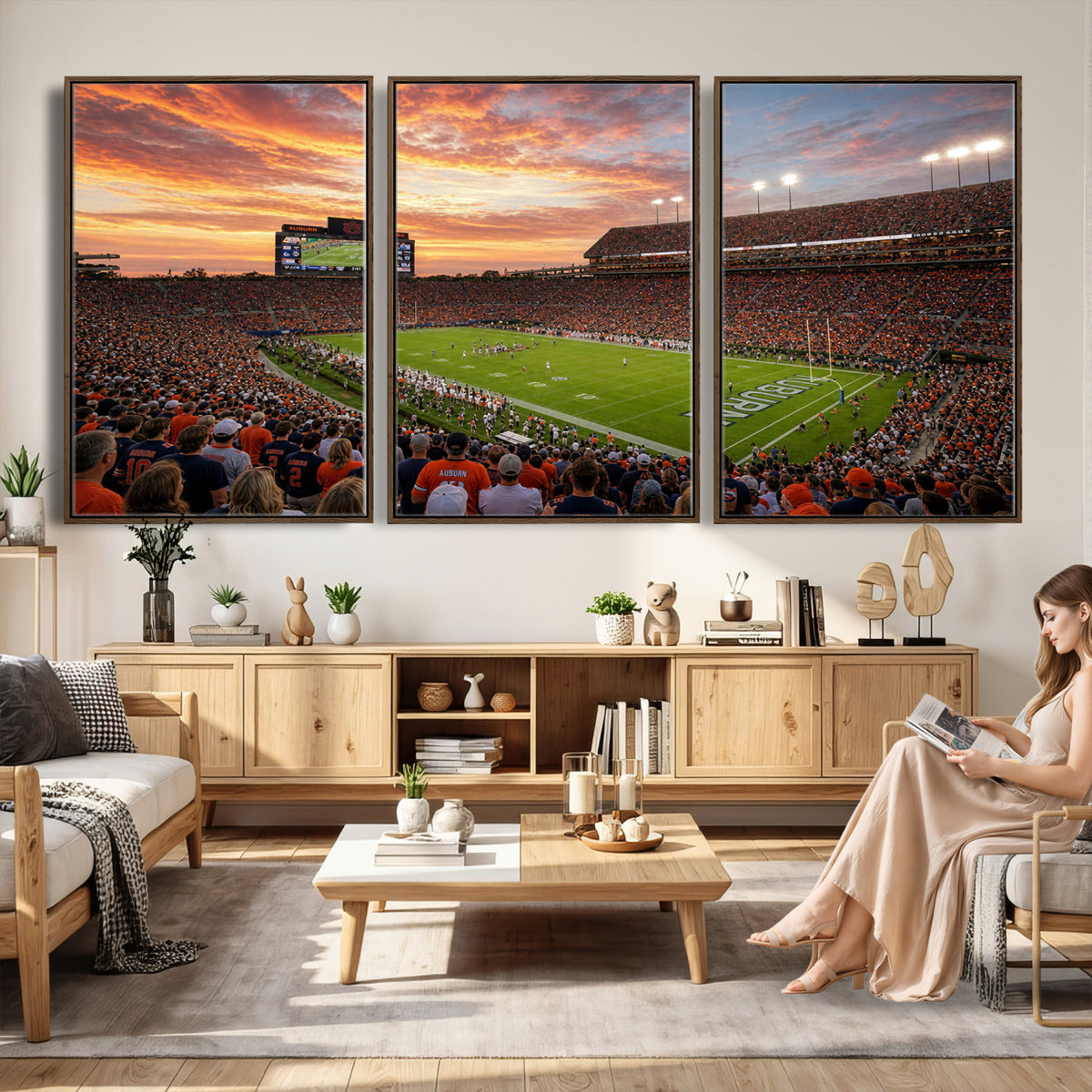 28631591-MGV-CV-36X24 - Stadium Wall Art Canvas Print