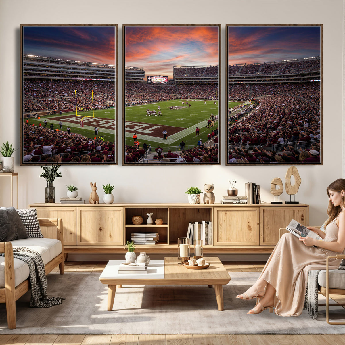44328991-MGV-CV-36X24 - Stadium Wall Art Canvas Print