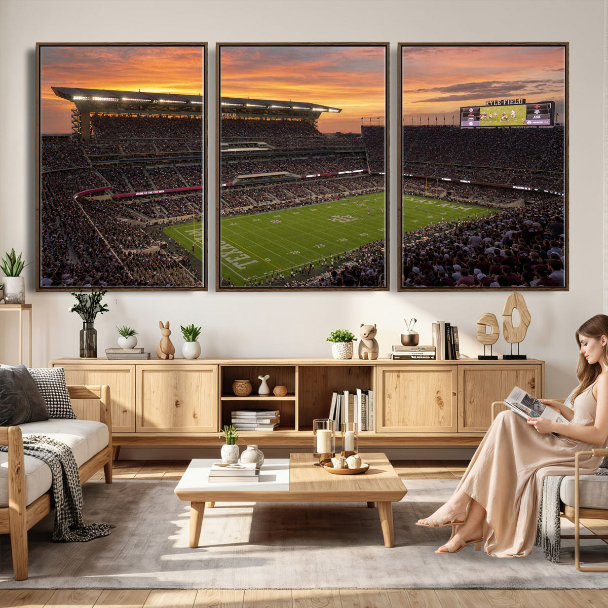 77401853-MGV-CV-36X24 - Stadium Wall Art Canvas Print
