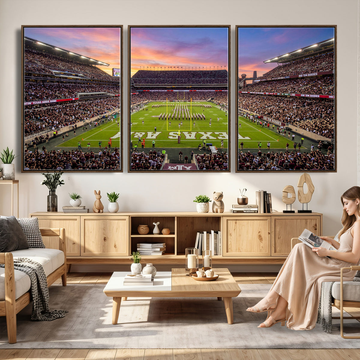 65952219-MGV-CV-36X24 - Stadium Wall Art Canvas Print