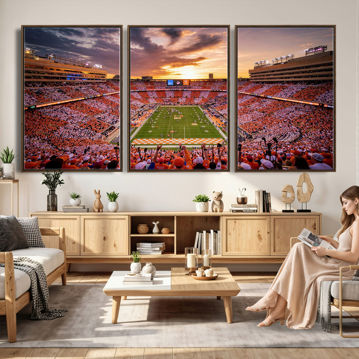 68184875-MGV-CV-36X24 - Stadium Wall Art Canvas Print