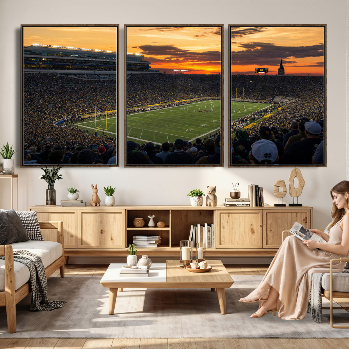 73585402-MGV-CV-36X24 - Stadium Wall Art Canvas Print