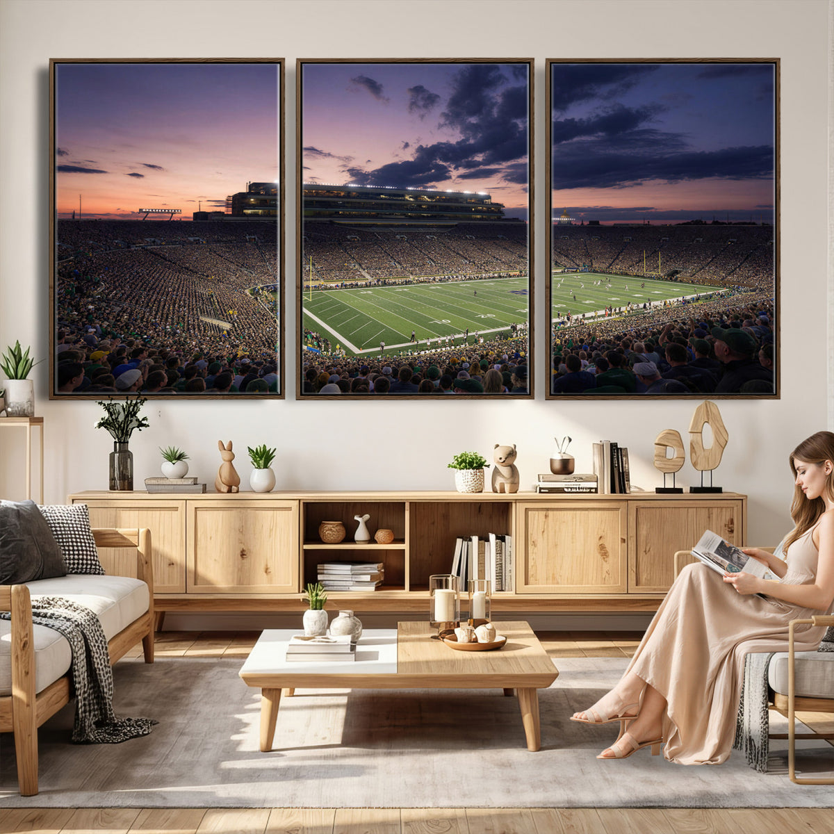 48837941-MGV-CV-36X24 - Stadium Wall Art Canvas Print