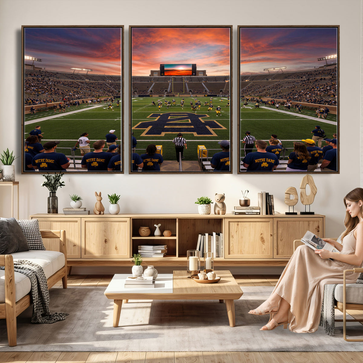 75411323-MGV-CV-36X24 - Stadium Wall Art Canvas Print