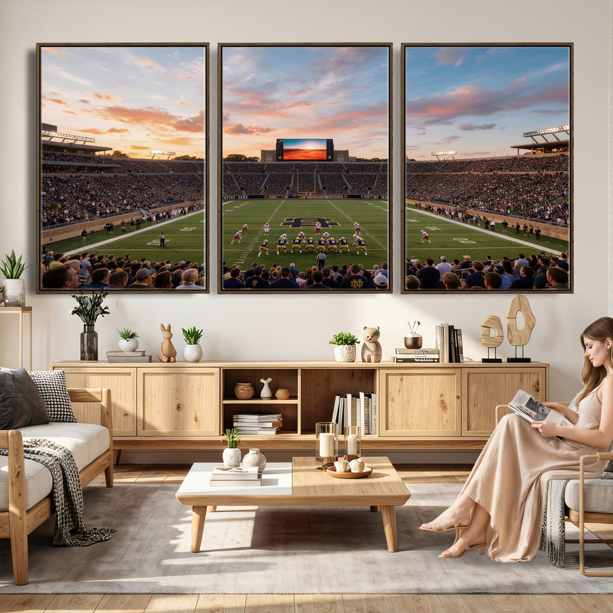 54464530-MGV-CV-36X24 - Stadium Wall Art Canvas Print