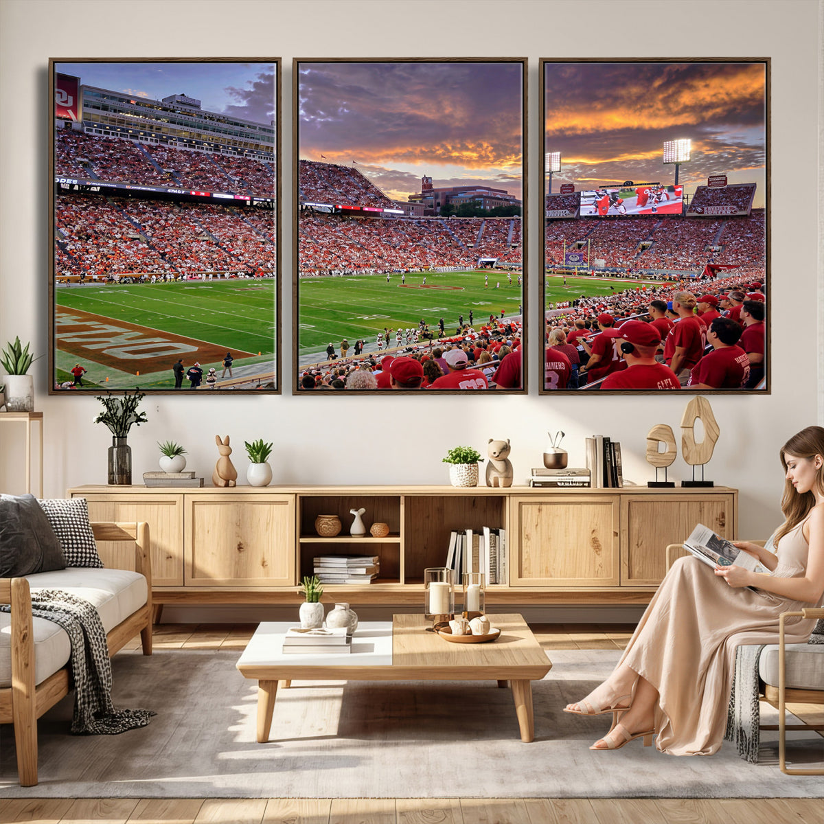 47794729-MGV-CV-36X24 - Stadium Wall Art Canvas Print