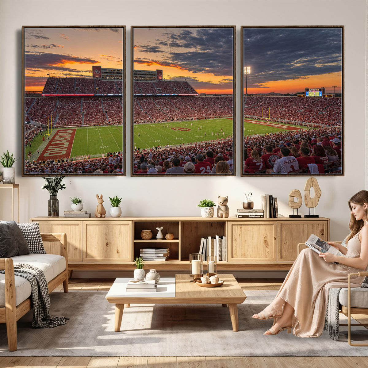 75444407-MGV-CV-36X24 - Stadium Wall Art Canvas Print