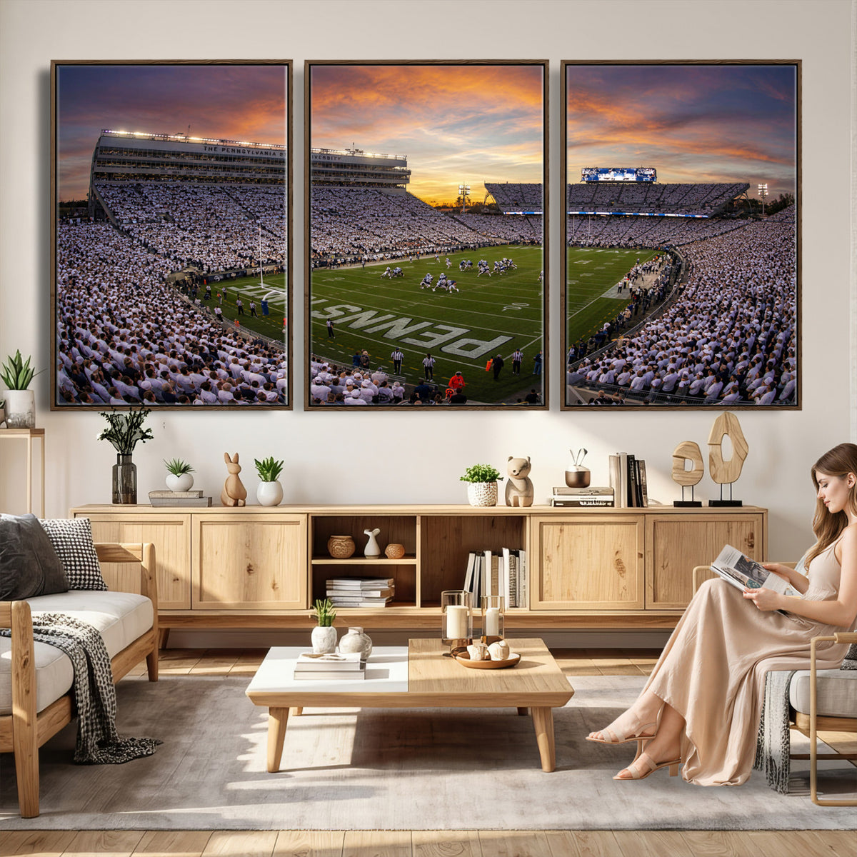 37485833-MGV-CV-36X24 - Stadium Wall Art Canvas Print