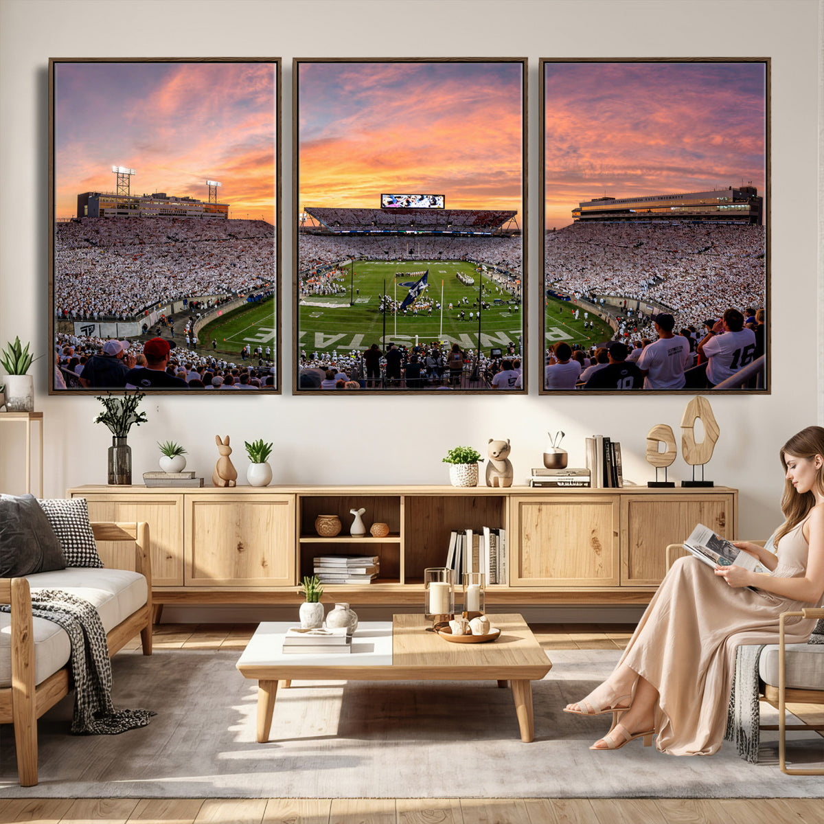 53161432-MGV-CV-36X24 - Stadium Wall Art Canvas Print