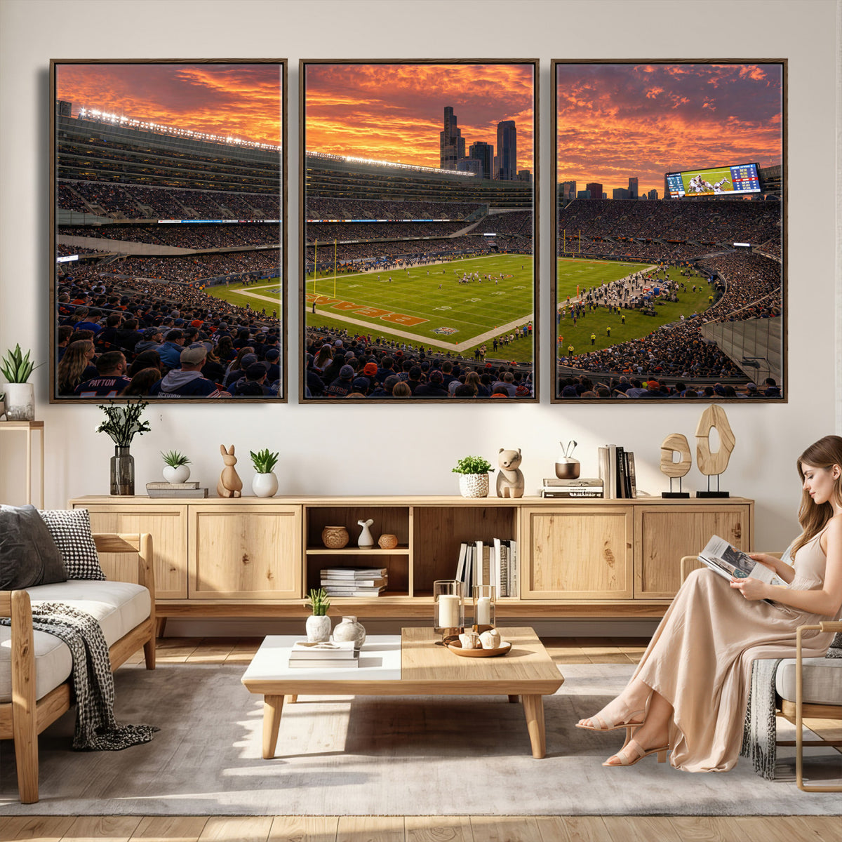25159364-MGV-CV-36X24 - Stadium Wall Art Canvas Print