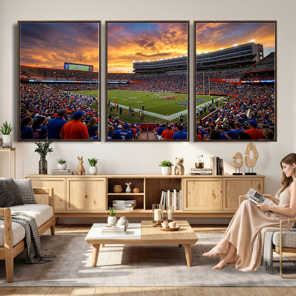 23829865-MGV-CV-36X24 - Stadium Wall Art Canvas Print