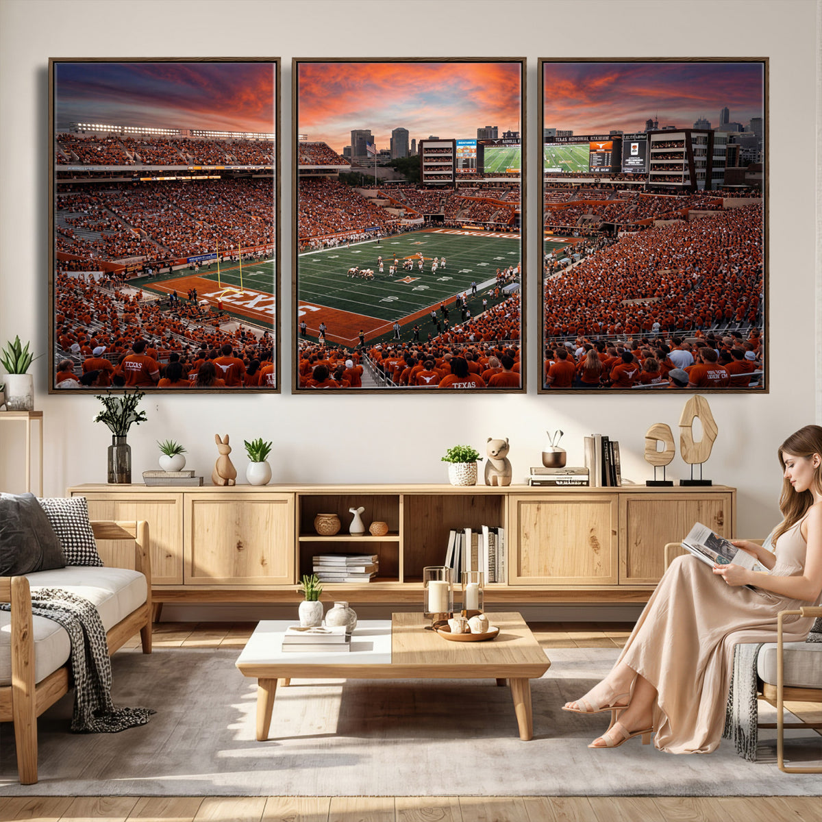 68564193-MGV-CV-36X24 - Stadium Wall Art Canvas Print