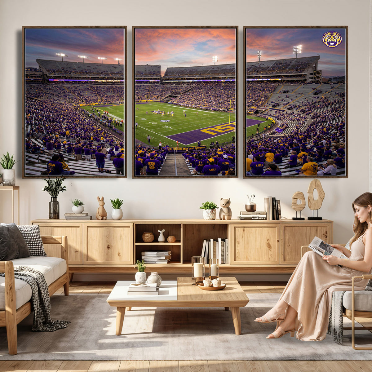 20281385-MGV-CV-36X24 - Stadium Wall Art Canvas Print