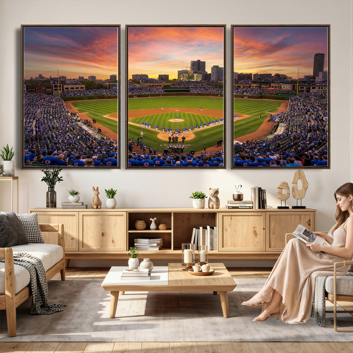 42812246-MGV-CV-36X24 - Stadium Wall Art Canvas Print