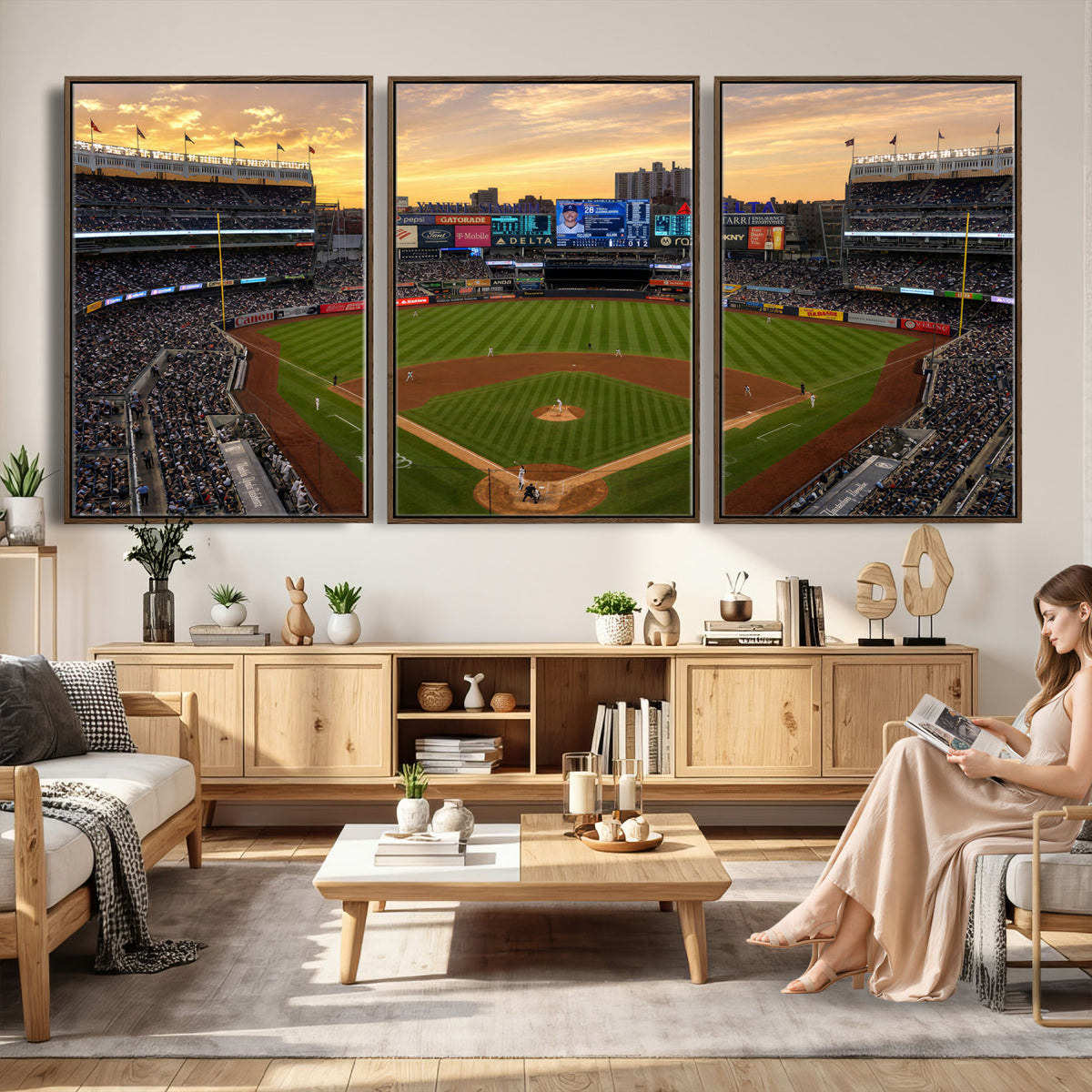17396699-MGV-CV-36X24 - Stadium Wall Art Canvas Print