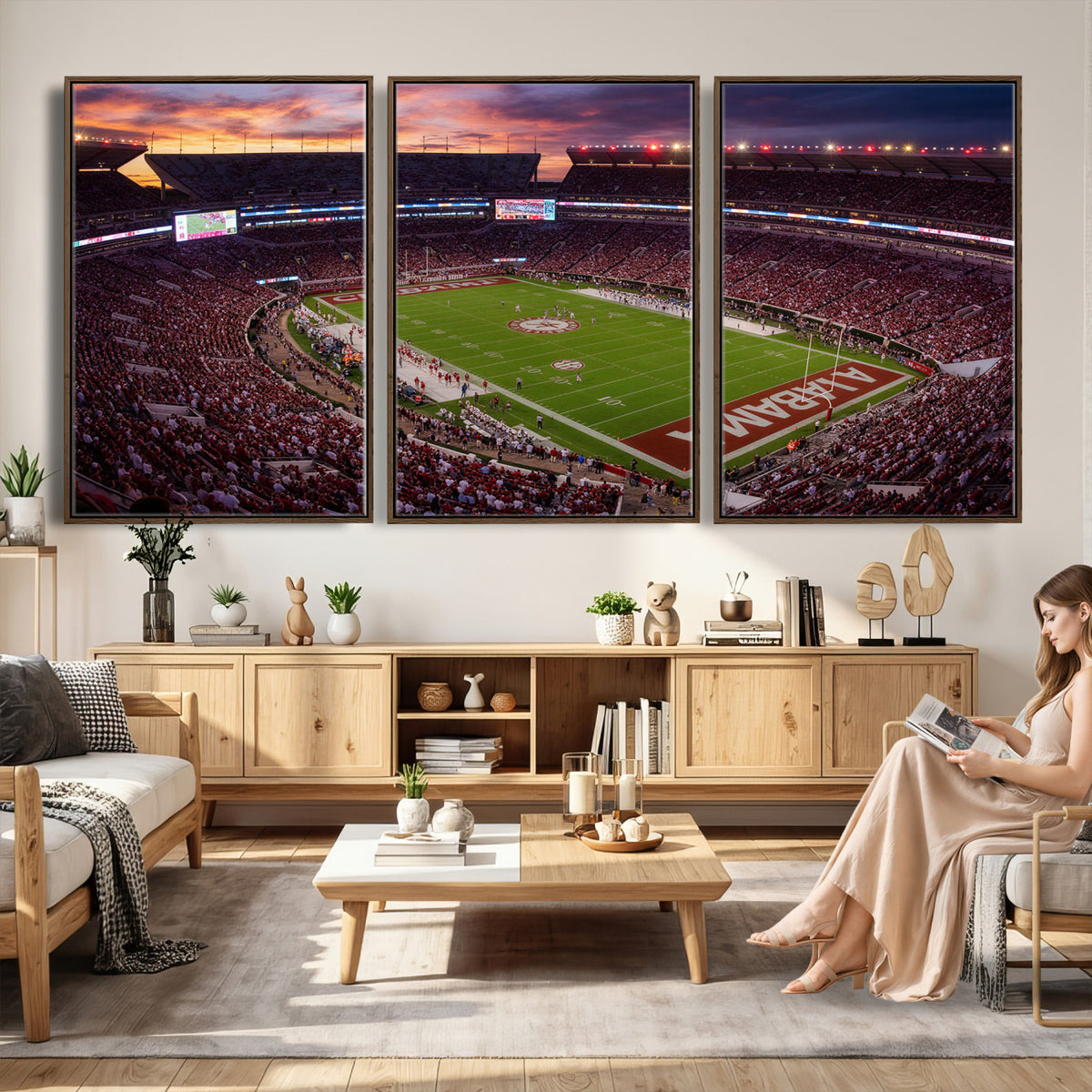 59537492-MGV-CV-36X24 - Stadium Wall Art Canvas Print