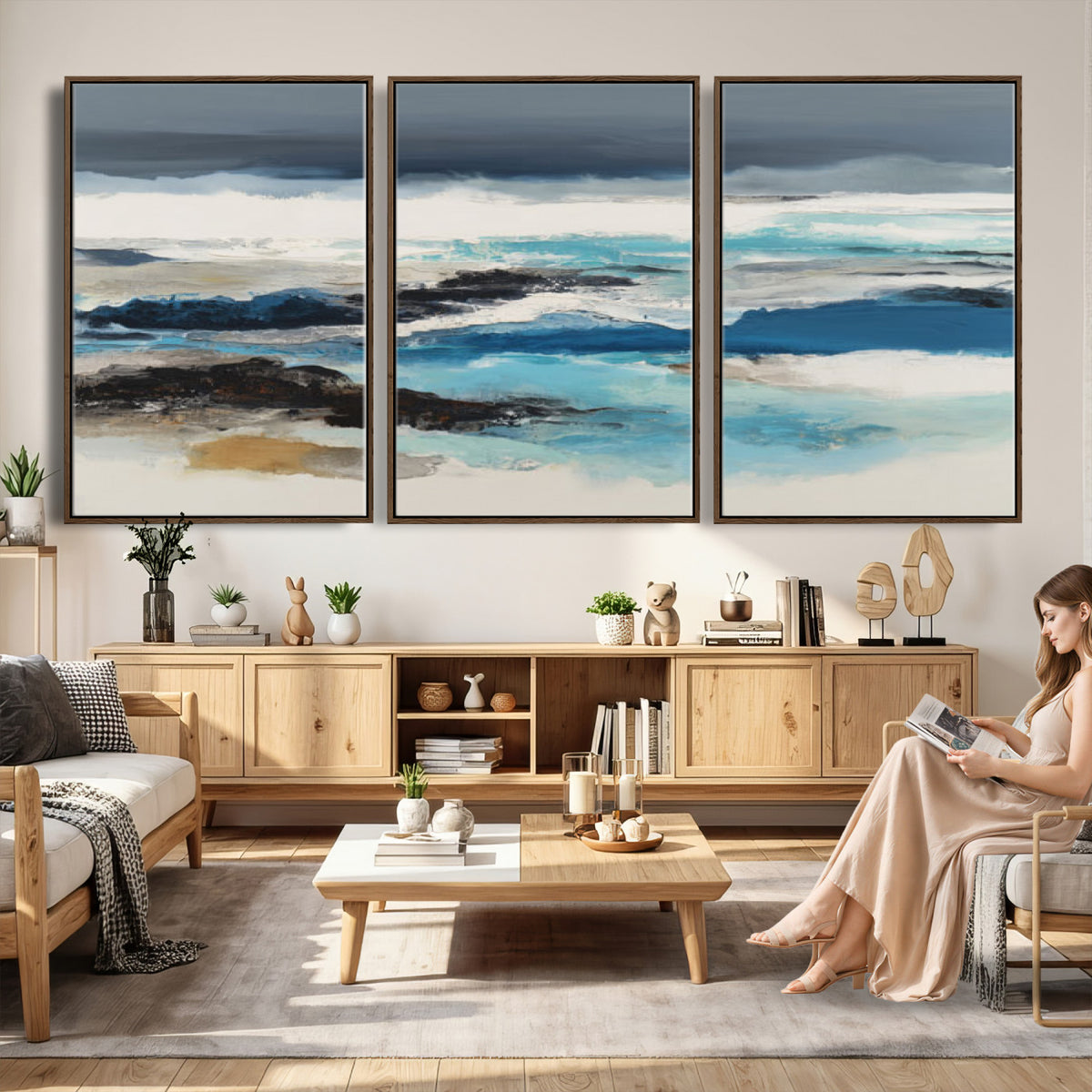 53645131-_Poster-30x20 - Extra Large Abstract Wall Art Canvas Print
