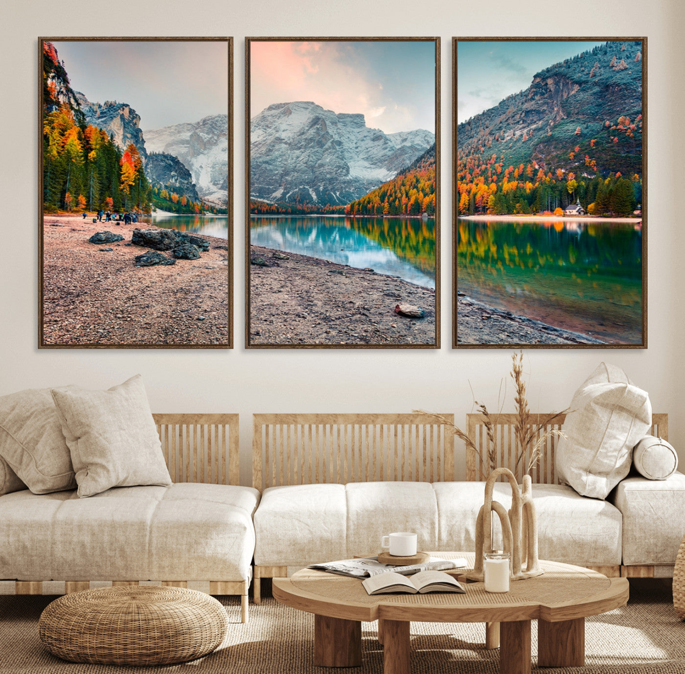 62475-MGV-FC-60X30-3P_Walnut-Spectacular Autumn Wall Art Canvas Print