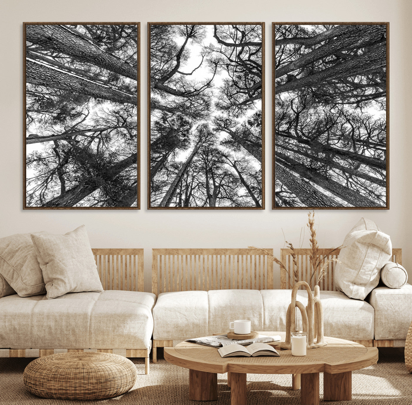 33934-MGV-FC-60X30-3P_Walnut-Trees Contemporary Art Canvas Print