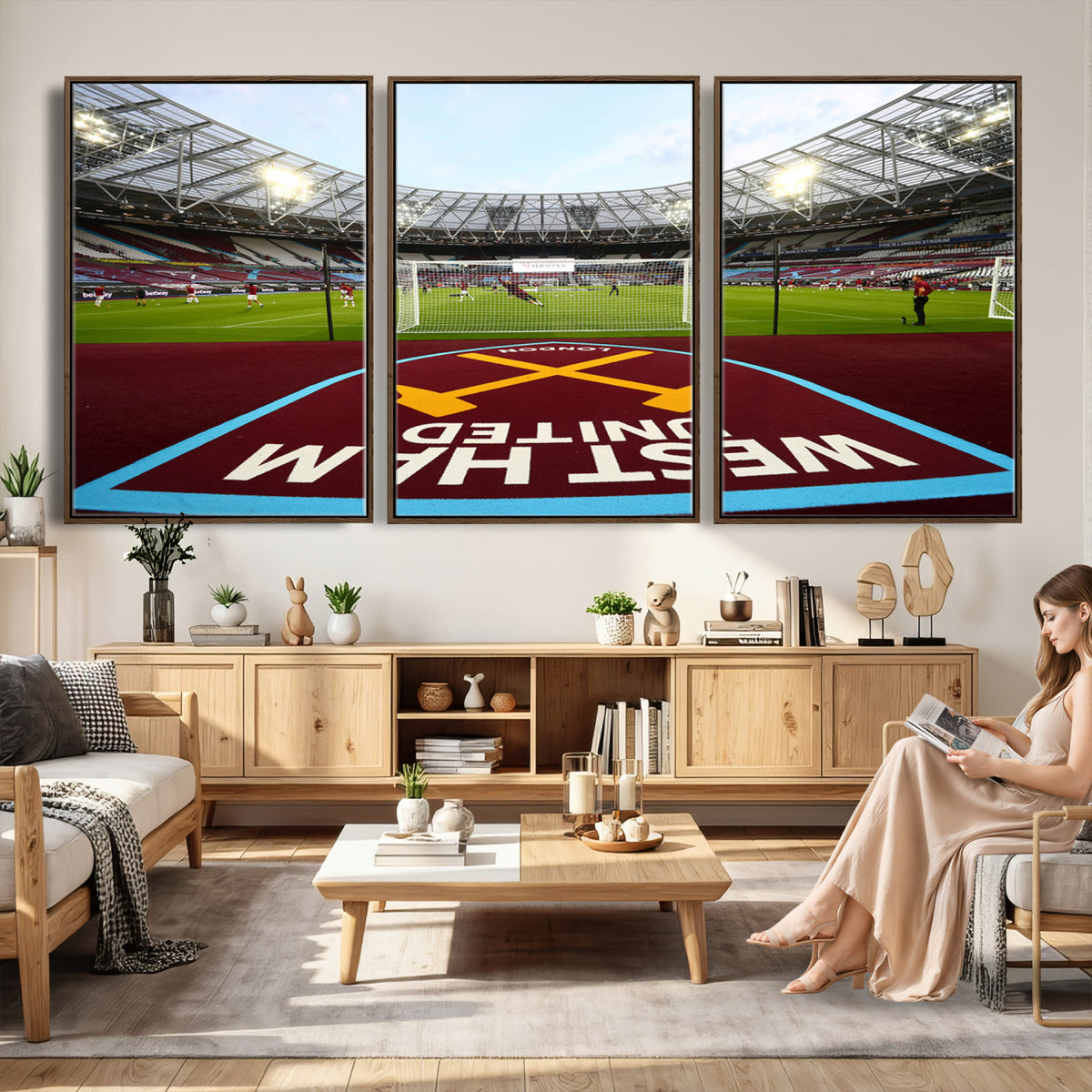 77367-MGV-CV-36X24 - West Ham United FC Stadium Canvas Wall Art, London Stadium