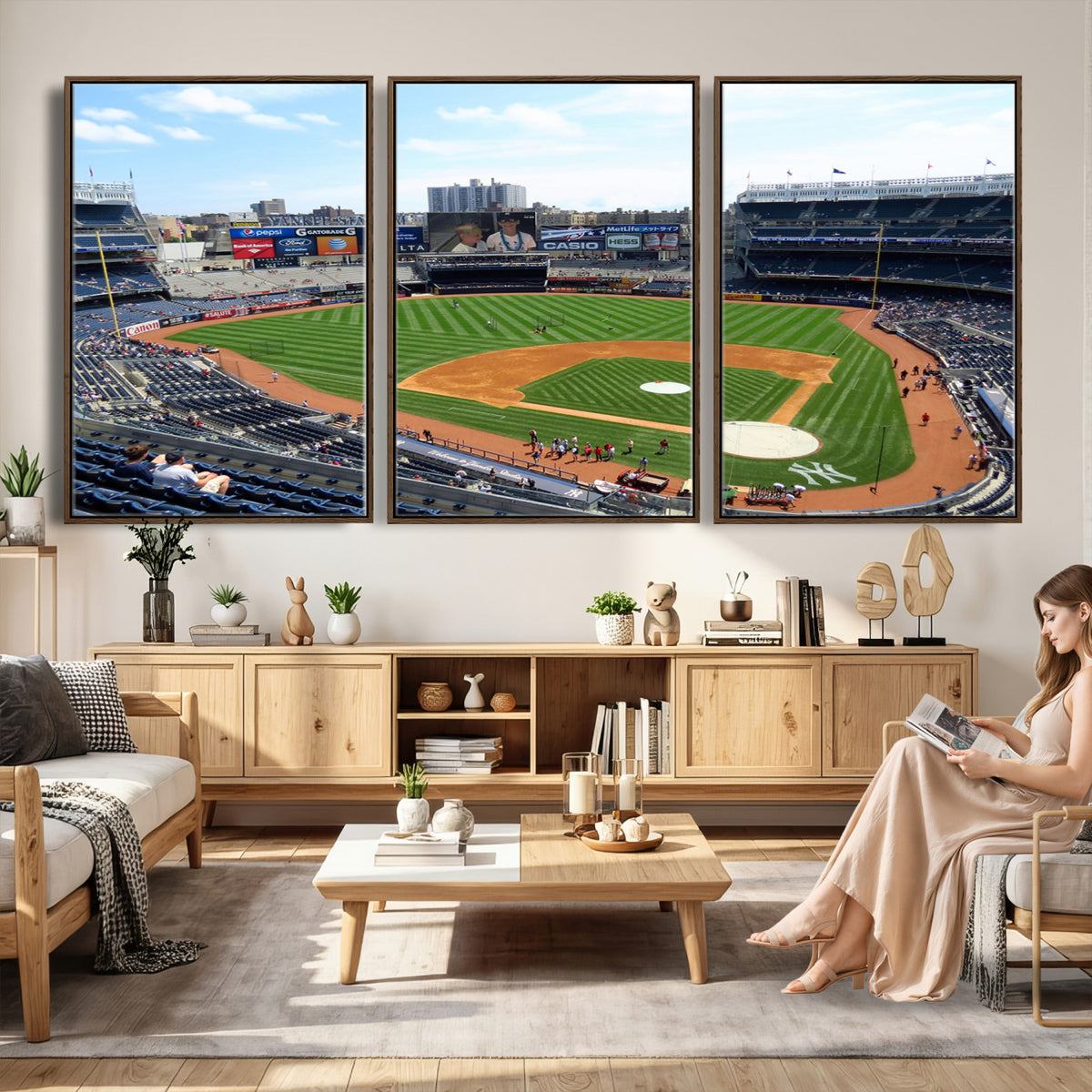 98047-MGV-CV-36X24 - Buffalo Bills Stadium Wall Art, Buffalo Bills Decor, NFL Fan Gift
