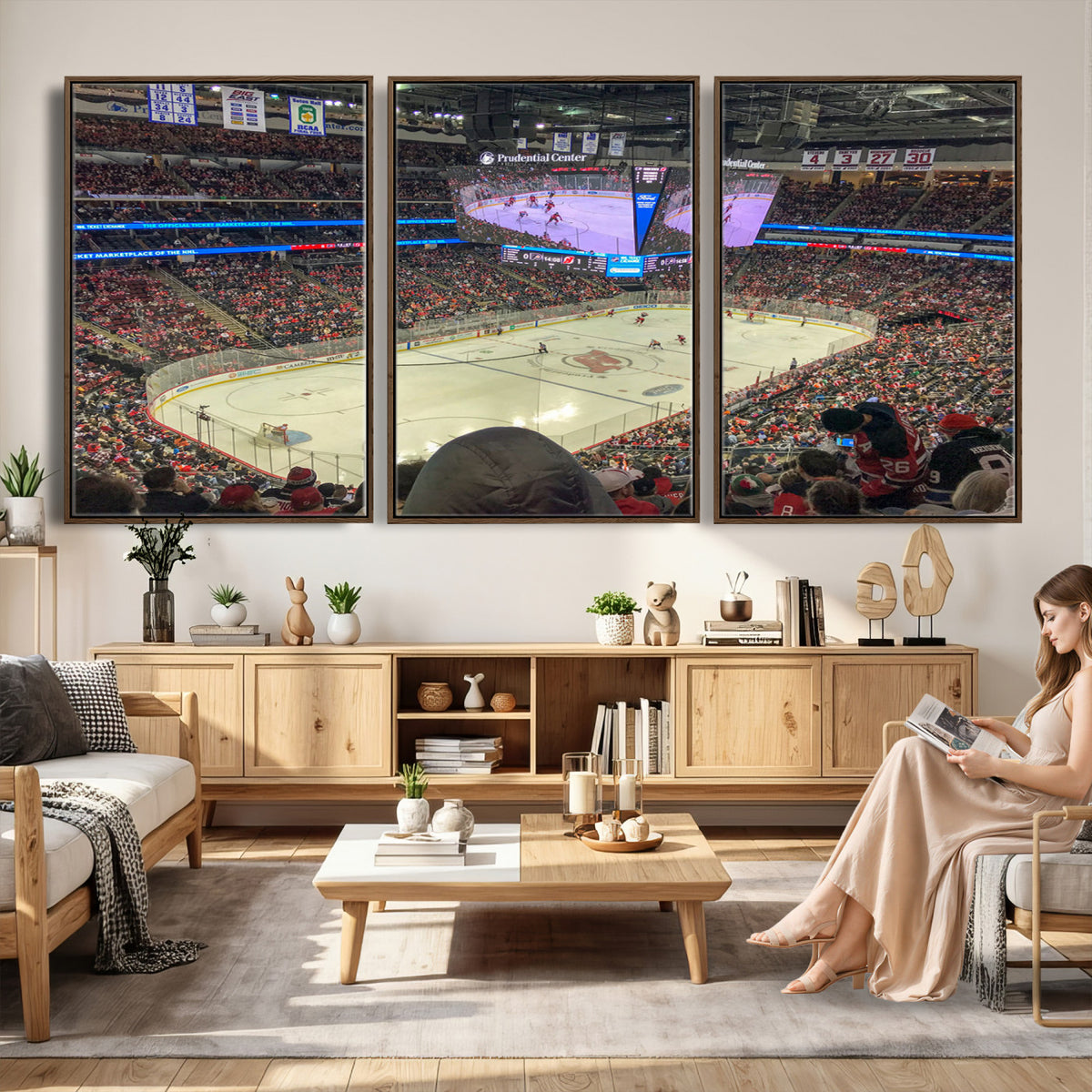 29638-MGV-CV-36X24 - Prudential Center Newark New Jersey Devils Hockey Stadium