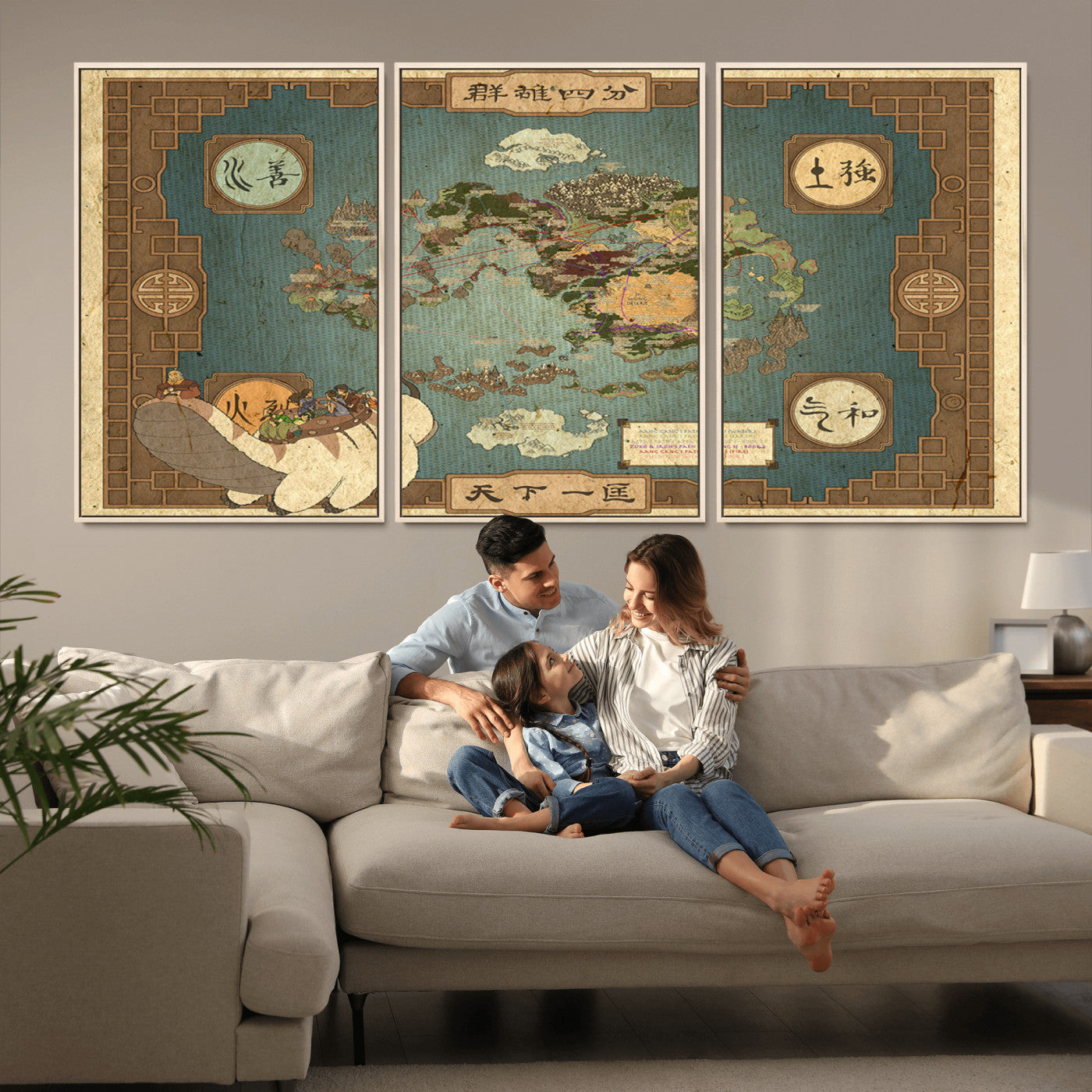 MGV-FC-60X30-3P - Push Pin World Map Canvas Print – Framed Wall Art for Couples to Track Their Travels – Anniversary