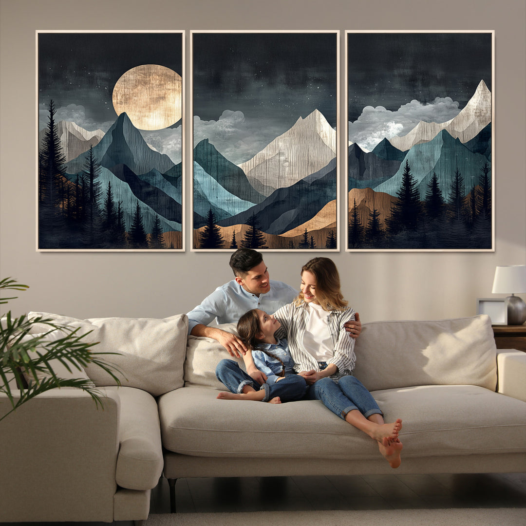 Framed Wall Art Canvas Print