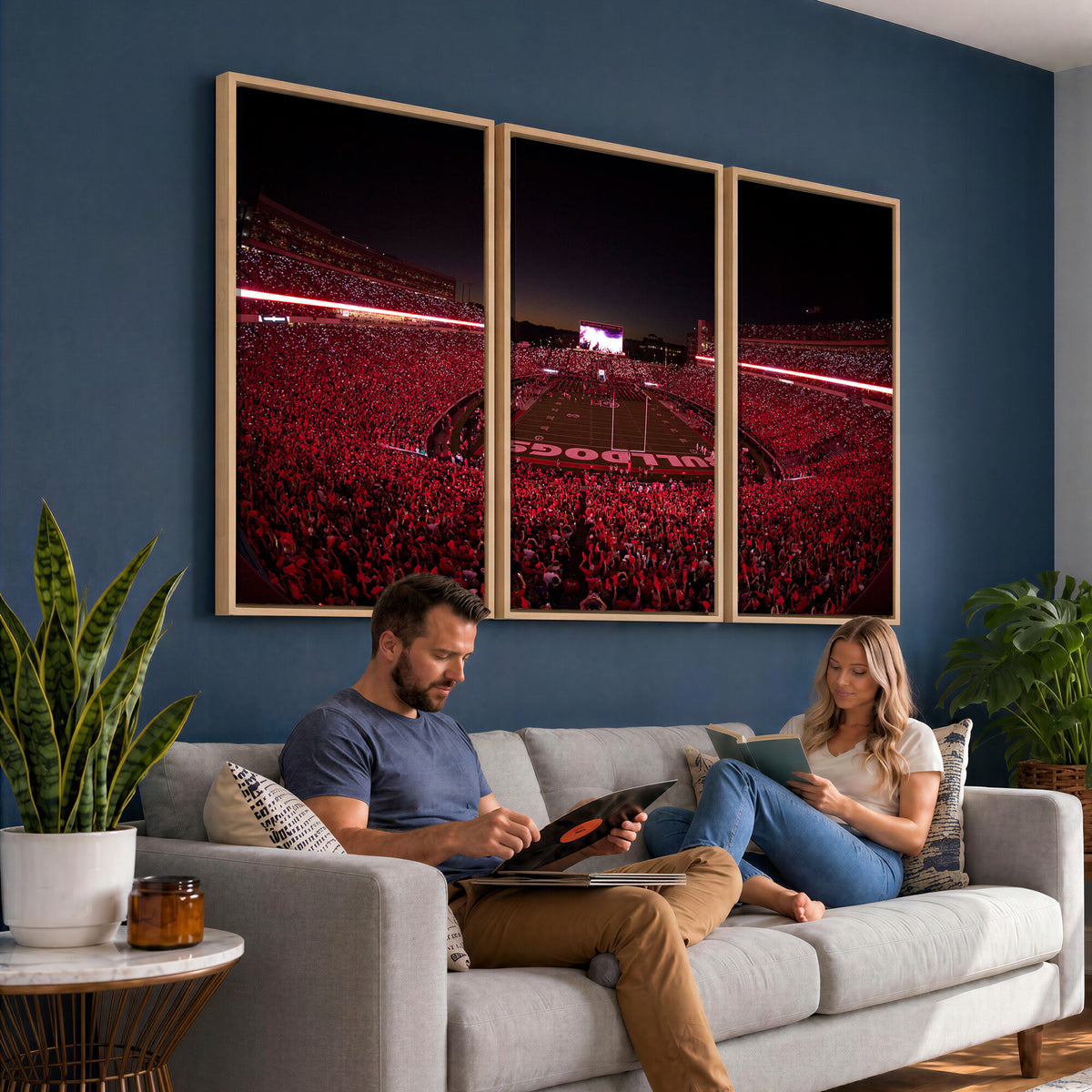 38331045-MGV-CV-36X24 - Dooley Stadium Wall Art, Sports Arena Canvas Print, Dooley Field Sanford Stadium