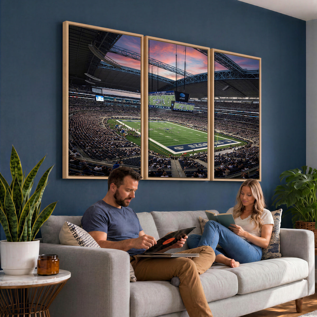 11530179-MGV-CV-36X24 - Stadium Wall Art Canvas Print
