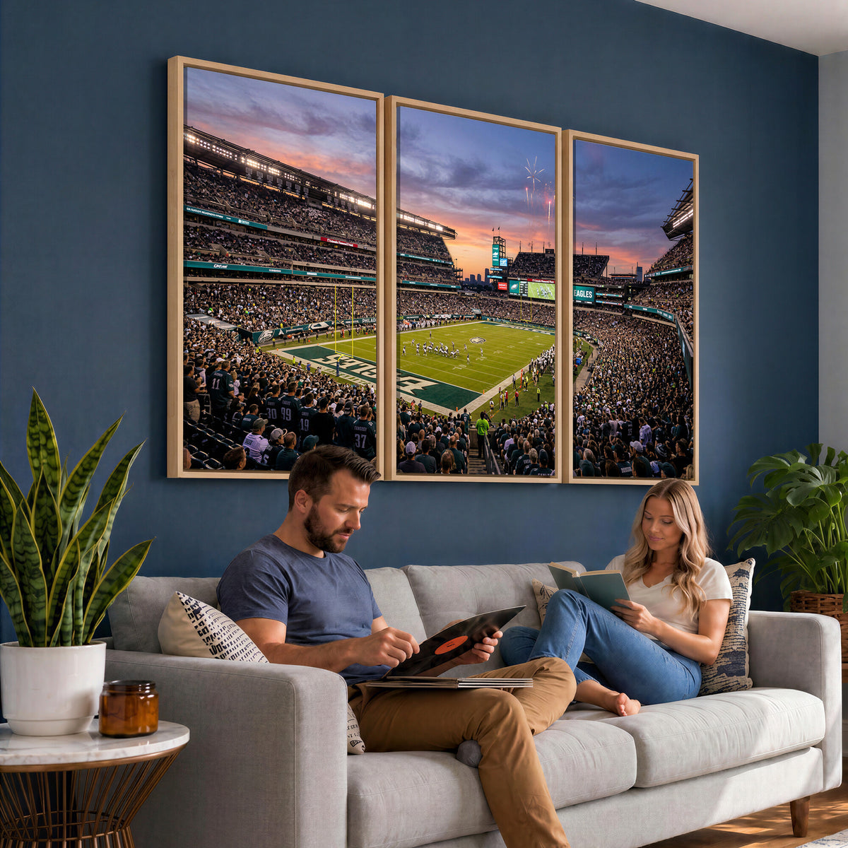 15549432-MGV-CV-36X24 - Stadium Wall Art Canvas Print