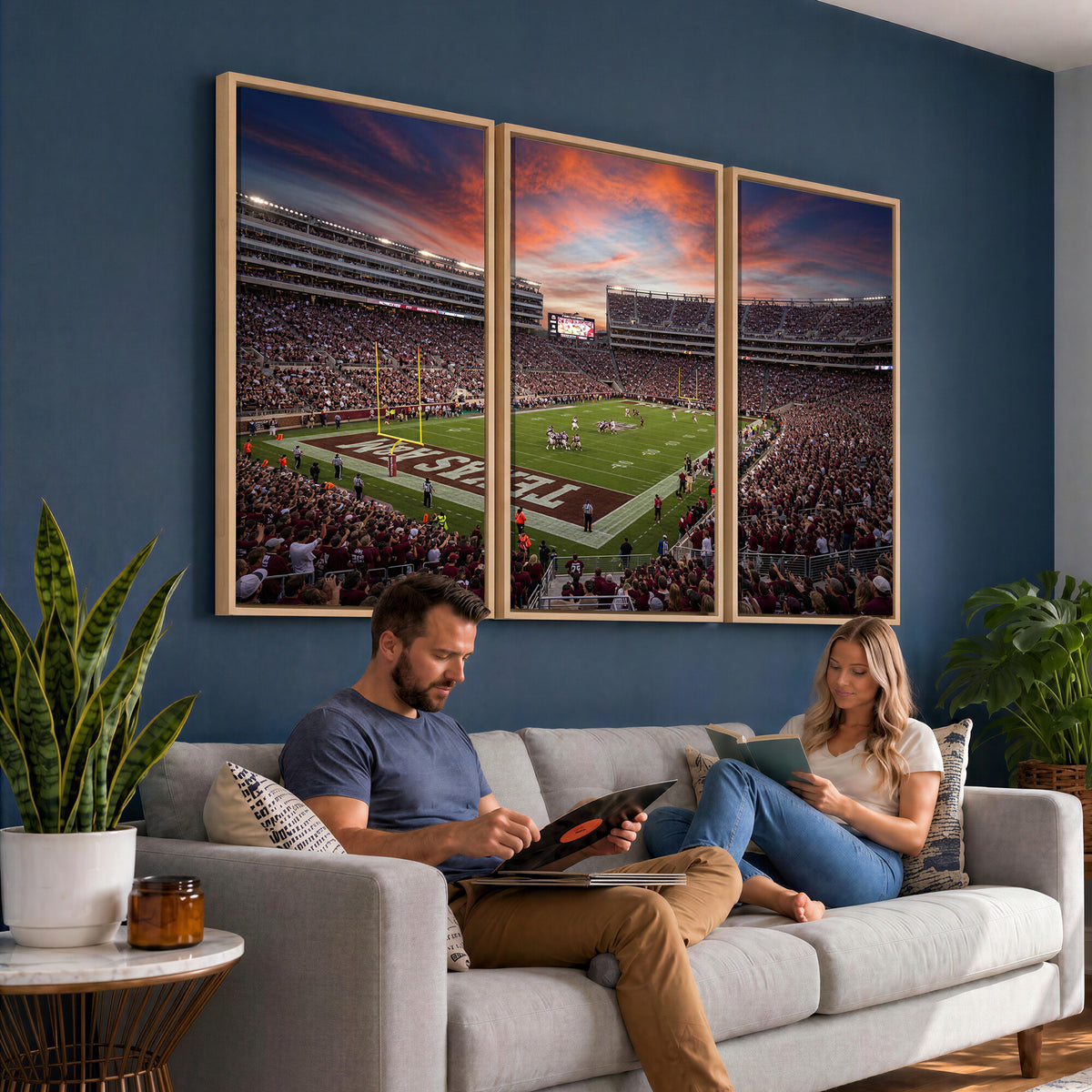 44328991-MGV-CV-36X24 - Stadium Wall Art Canvas Print