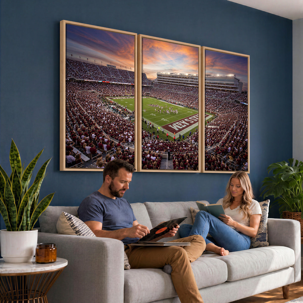 66624578-MGV-CV-36X24 - Stadium Wall Art Canvas Print